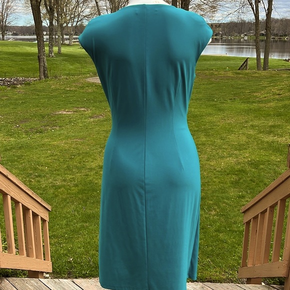 American Living cap-sleeve ruffled dress 16 - Picture 4 of 9